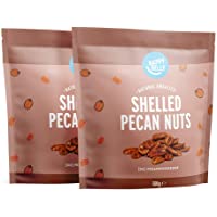 Los mejores  - Marca Amazon - Happy Belly Nueces pecanas sin cáscara- 2 x 500g